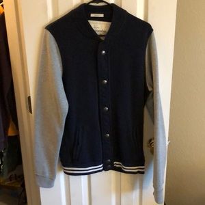 Abercrombie&Fitch Baseball Coach Jacket Sz Medium
